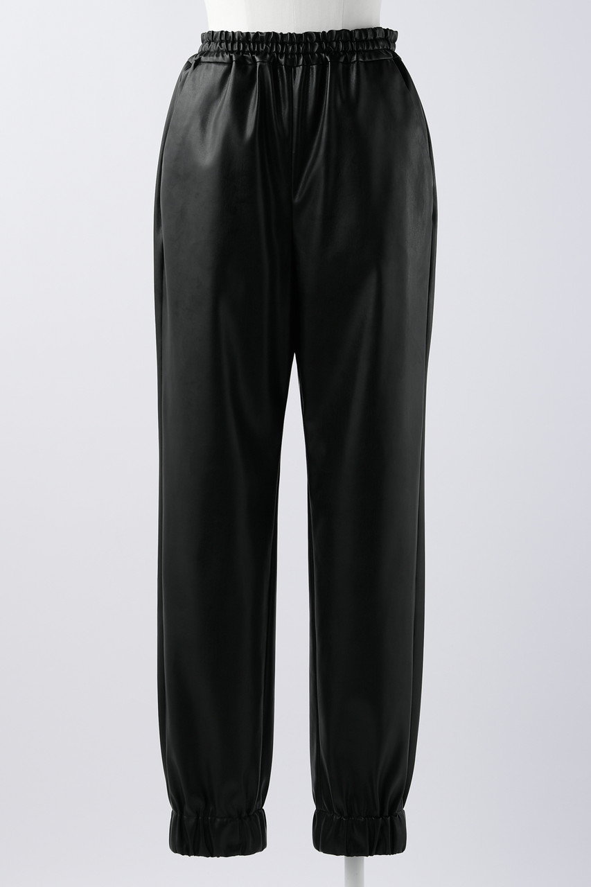 Light PU Leather ジョガーPT/パンツ