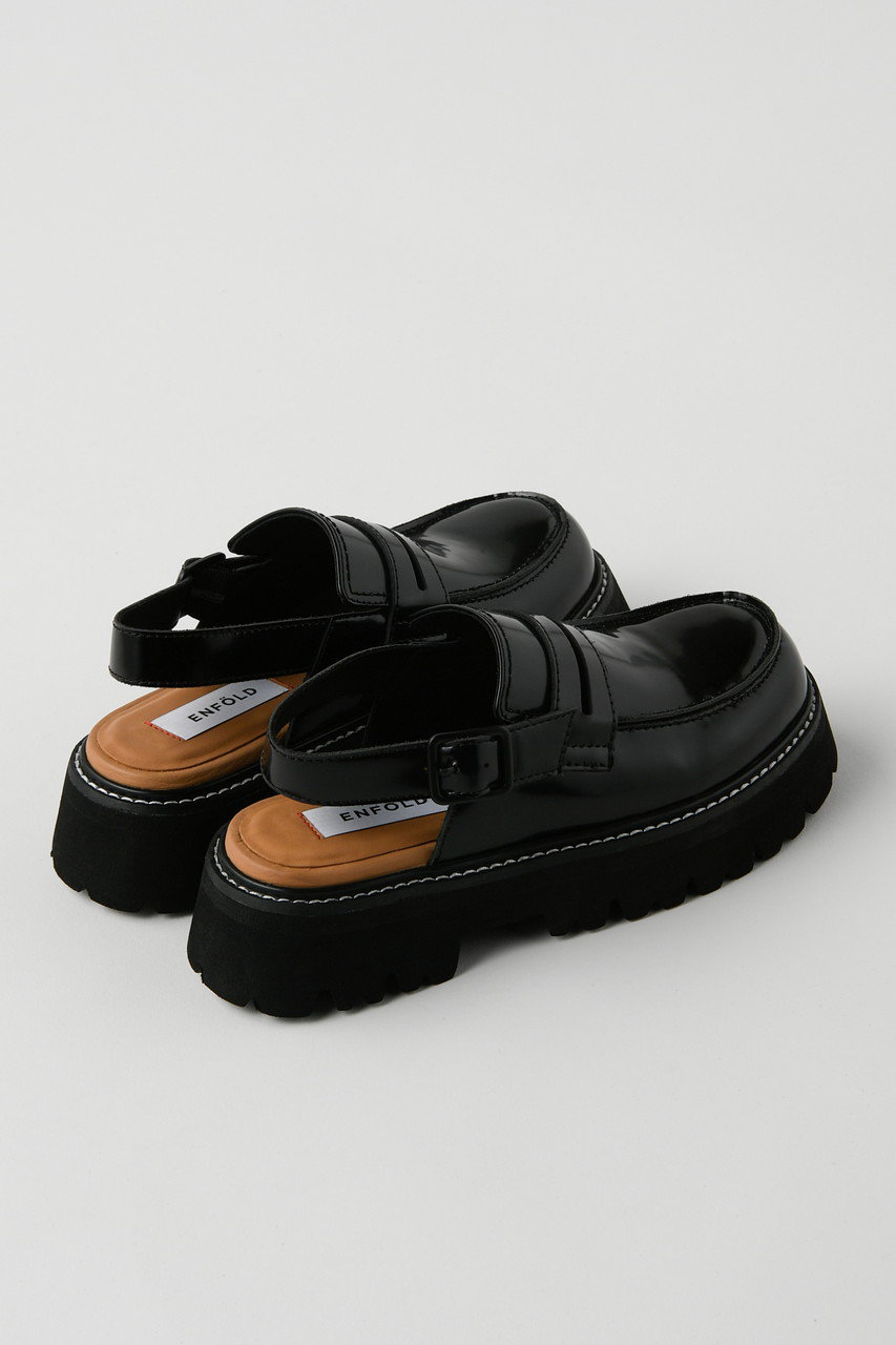 BELTED LOAFERS サンダル風ローファー38 enfold-