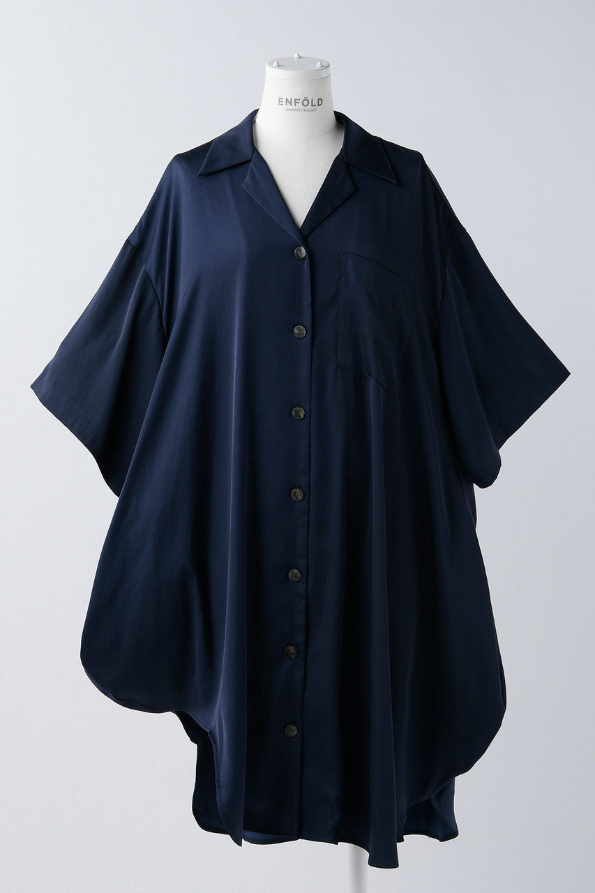 エンフォルドASYMMETRY-HEM LAYERED CARDIGAN - トップス