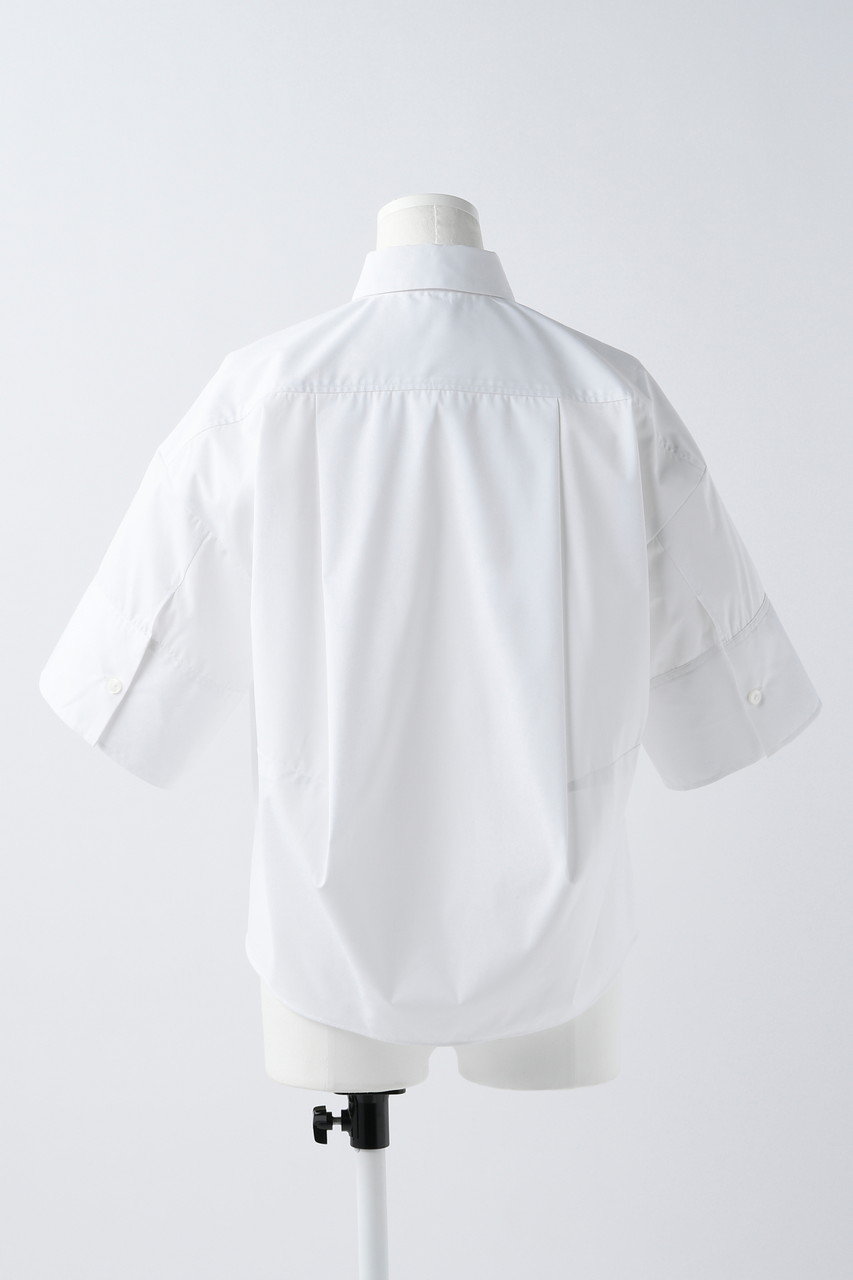 ENFOLD（エンフォルド）/ CO BROAD 3D SLEEVE SHIRT