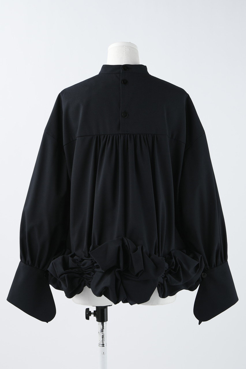 19,114円ワンダフルワールド　黑　レア　ブラウス　襟から裾野かけて細い豪華なピコフリル