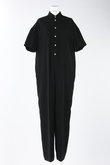 Enfoldオールインワン ENFOLD(エンフォルド)｜PEツイル スーツオールインワン/ブラック の