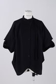 ENFOLDエンフォルド　リネンライクケープブラウス ENFOLD - 新品＊ ENFOLD・即完売・リネンライクCAPE-SLEEVE