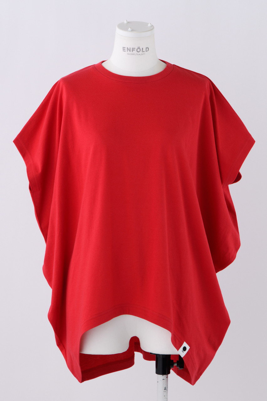ENFOLD ソフト天竺 Hexagon T/SH Tシャツ (レッド, 38) エンフォルド ELLE SHOP ENFOLD ソフト天竺 Hexagon T/SH Tシャツ (レッド, 38) エンフォルド ELLE SHOP