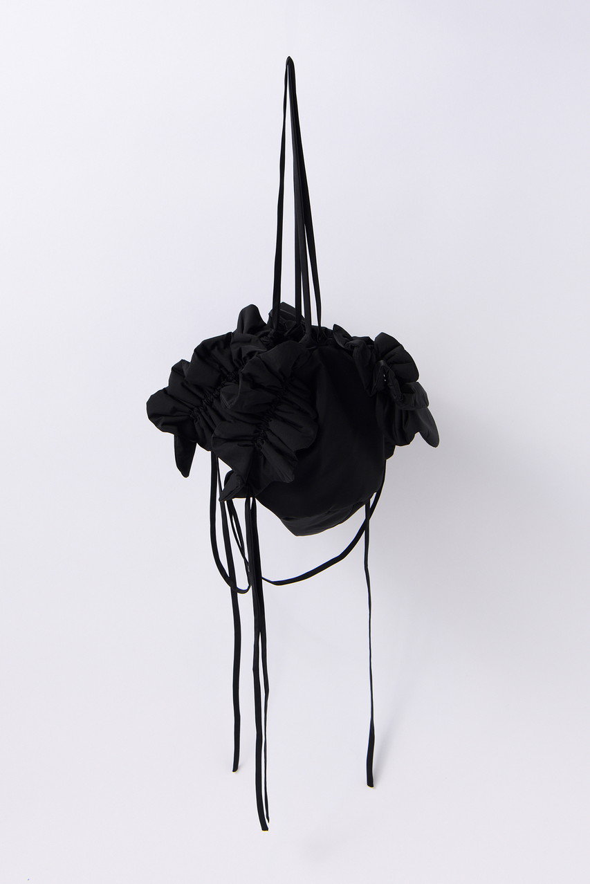 ENFOLD Flower Bag/バッグ (ブラック, 38) エンフォルド ELLE SHOP