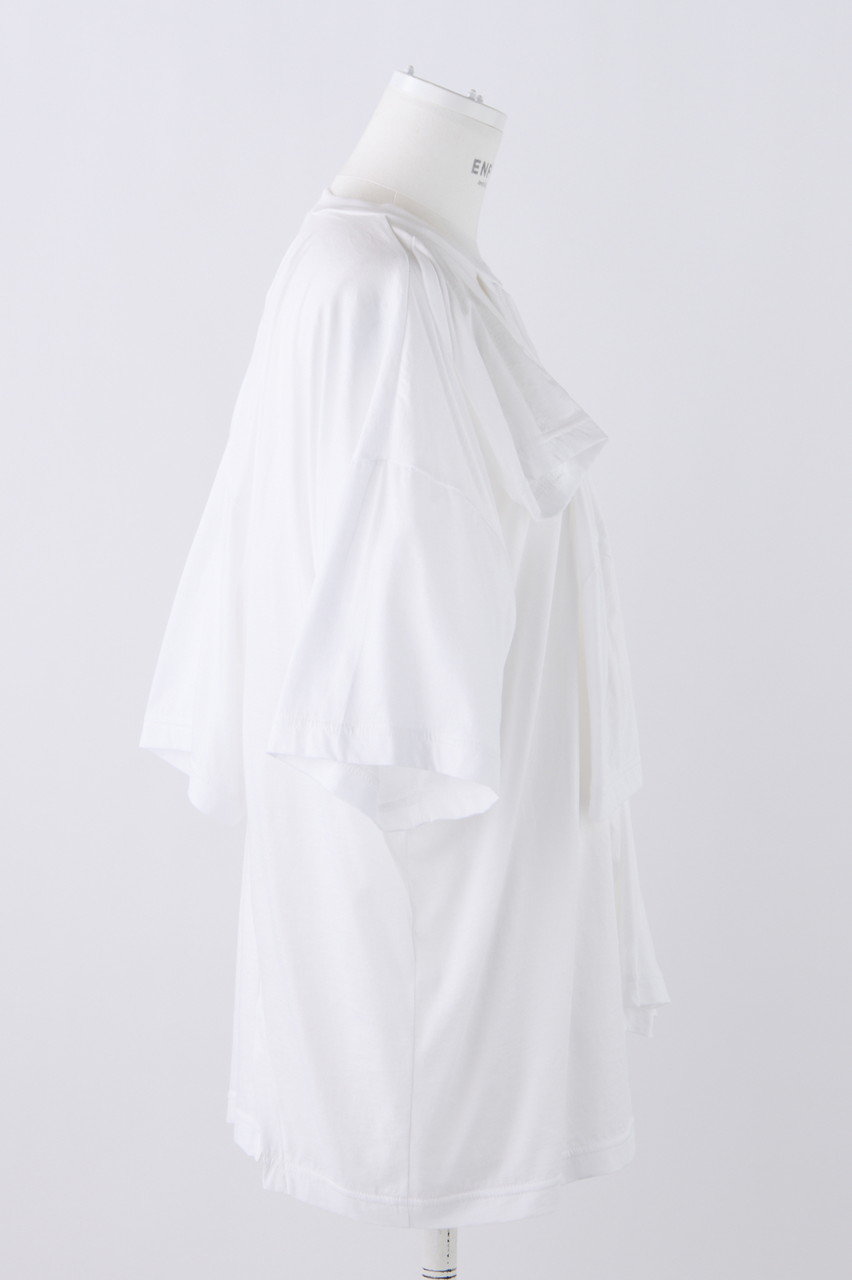 エンフォルド　ポリエステル　ロンT 白 ENFOLD(エンフォルド)｜Royal Organic リコンスト T/SH Tシャツ