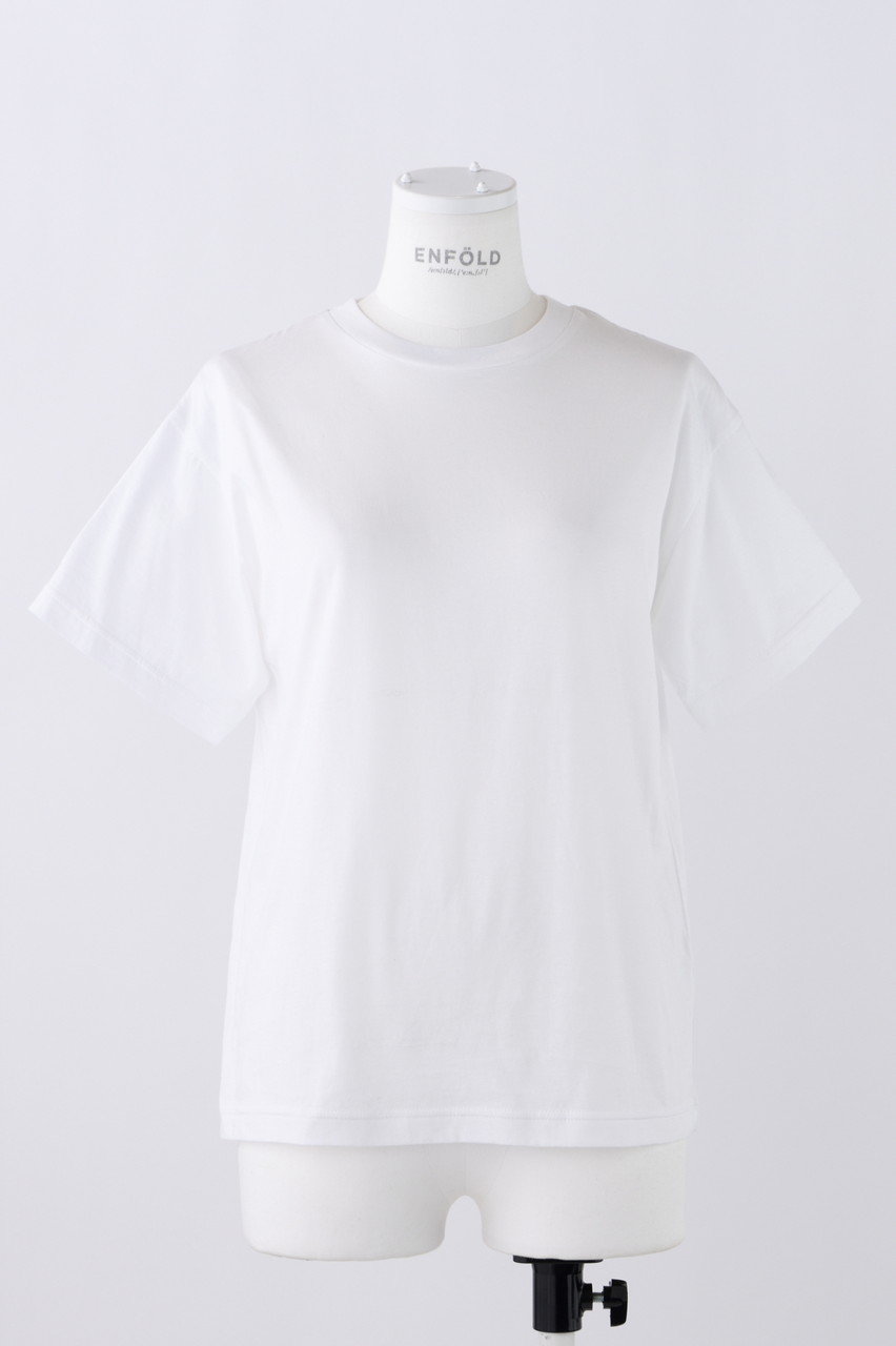 エンフォルド/ENFOLDのRoyal Organic ENFOLD Basic T/SH　Tシャツ(ホワイト/300HA180-1030)