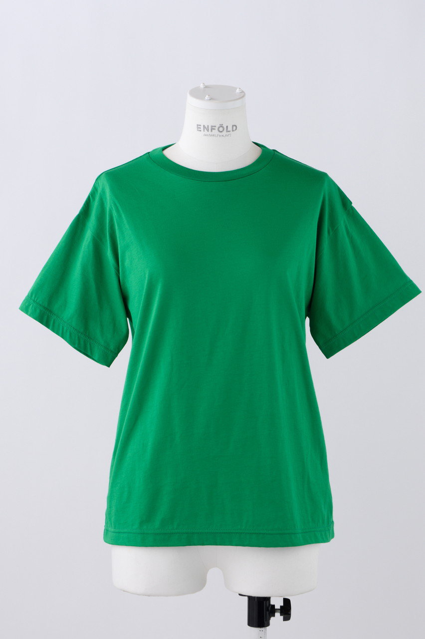 ENFOLD Royal Organic ENFOLD Basic T/SH Tシャツ (グリーン, 38) エンフォルド ELLE SHOP ENFOLD Royal Organic ENFOLD Basic T/SH Tシャツ (グリーン, 38) エンフォルド ELLE SHOP