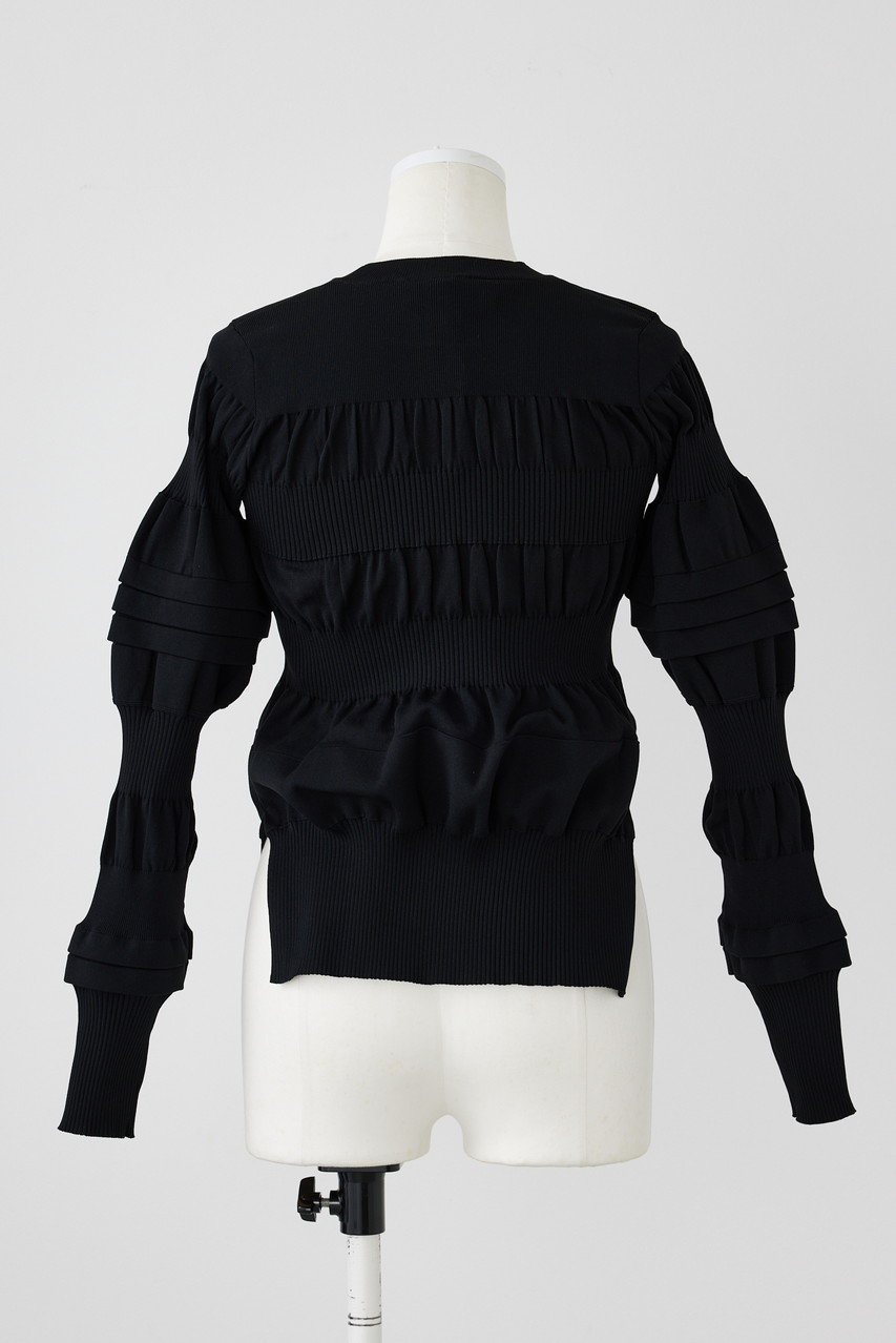 ENFOLD(エンフォルド)｜凸凹 P.O/プルオーバー/ブラック の通販