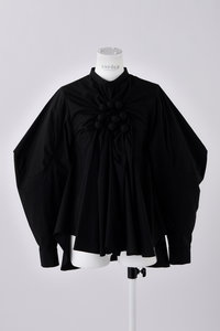 ENFOLD(エンフォルド)｜ダブルクロス Window ベスト/ブラック の通販