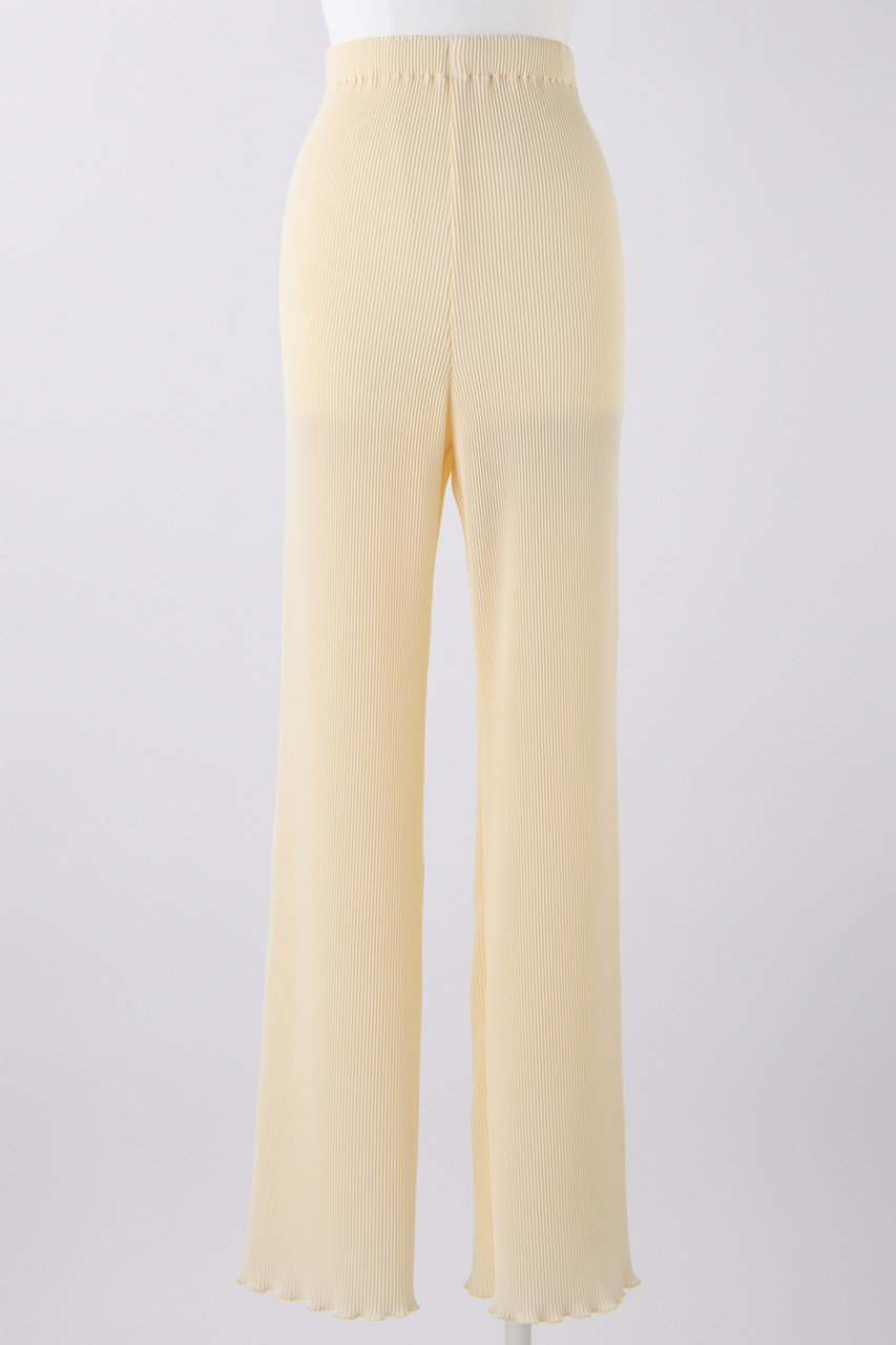 ENFOLD PEジョーゼット プリーツフレアヘム PT/パンツ (エクリュ, 36) エンフォルド ELLE SHOP ENFOLD PEジョーゼット プリーツフレアヘム PT/パンツ (エクリュ, 36) エンフォルド ELLE SHOP