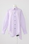T/Cタイプライター カーブアシンメ SH/シャツ エンフォルド/ENFOLD ライトパープル