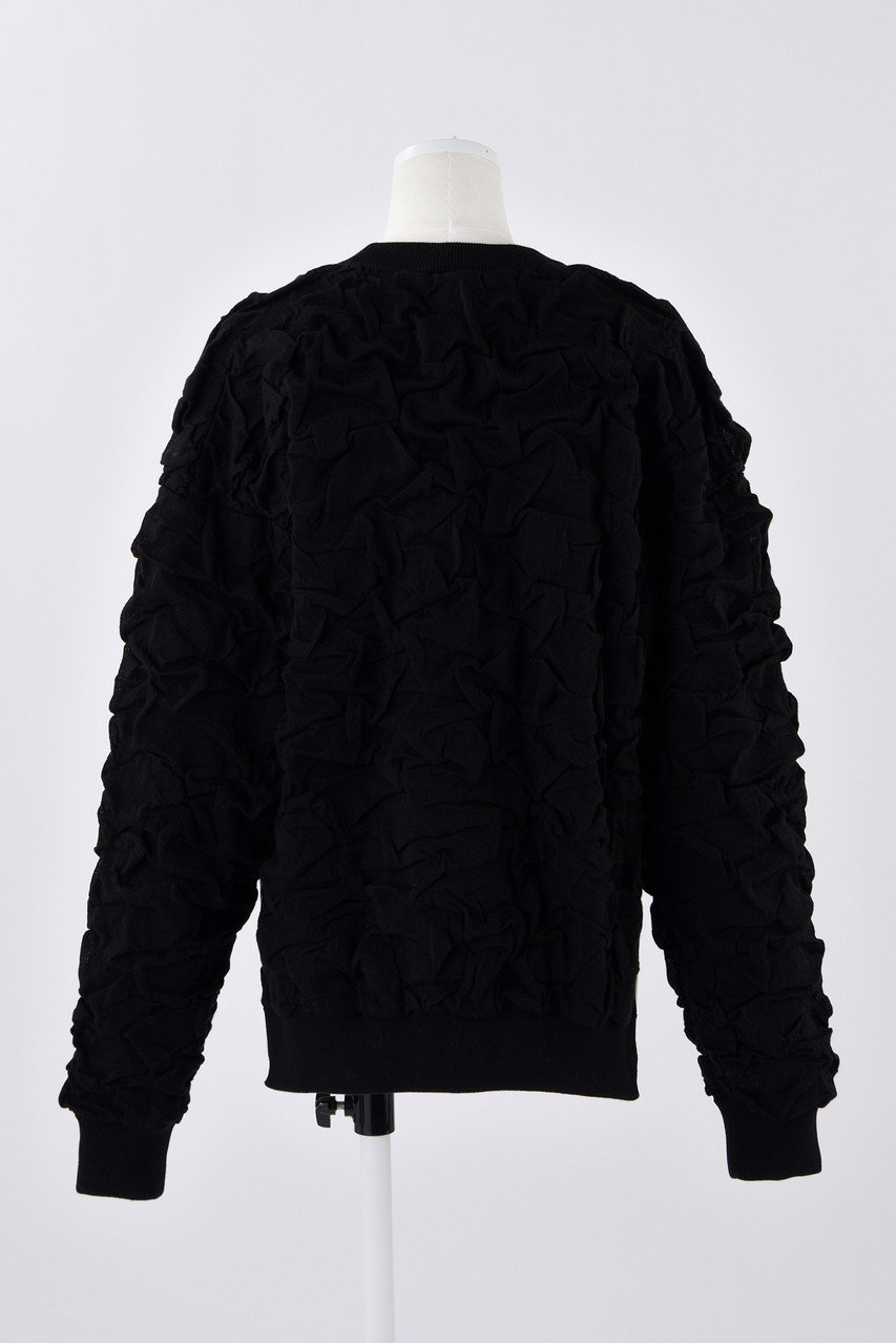 ENFOLD(エンフォルド)｜Wrinkle P.O/プルオーバー/ブラック の通販