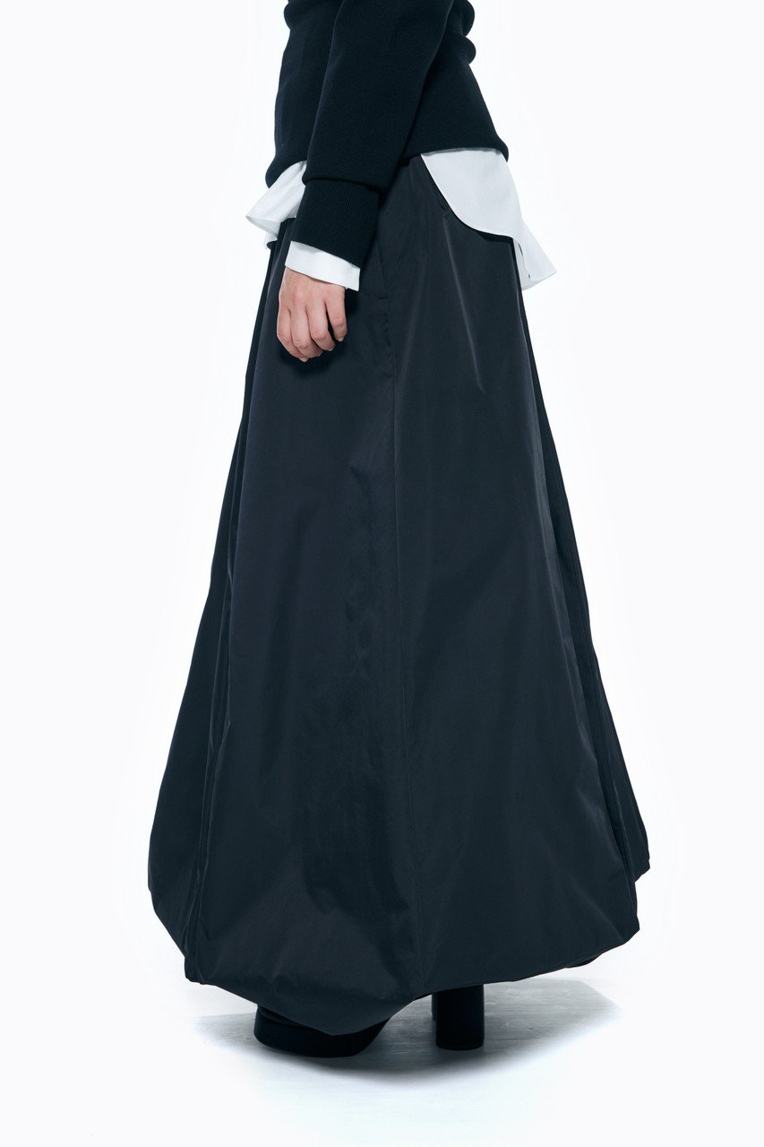 ENFOLD(エンフォルド)｜DICROS SOLO Twill 凸凹 SK/スカート/ブラック