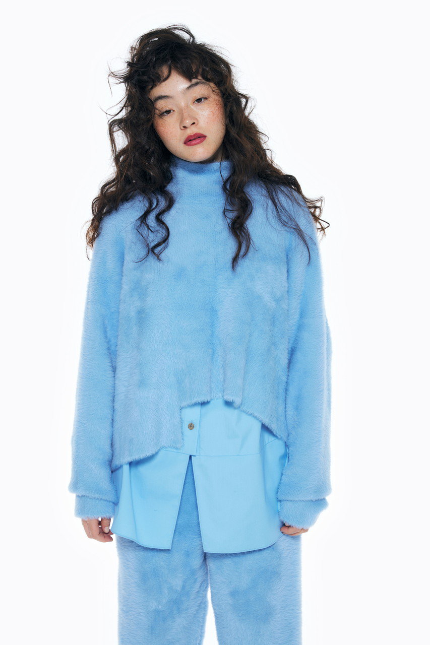 ENFOLD プルオーバー ENFOLD(エンフォルド)｜バタフライケーブルニットP.O/プルオーバー