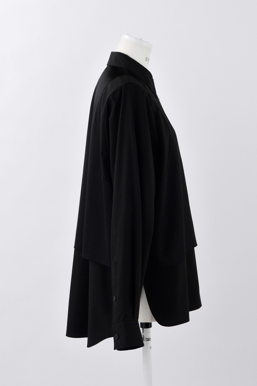 ENFOLD(エンフォルド)｜タイプライター レイヤーライク SH/シャツ