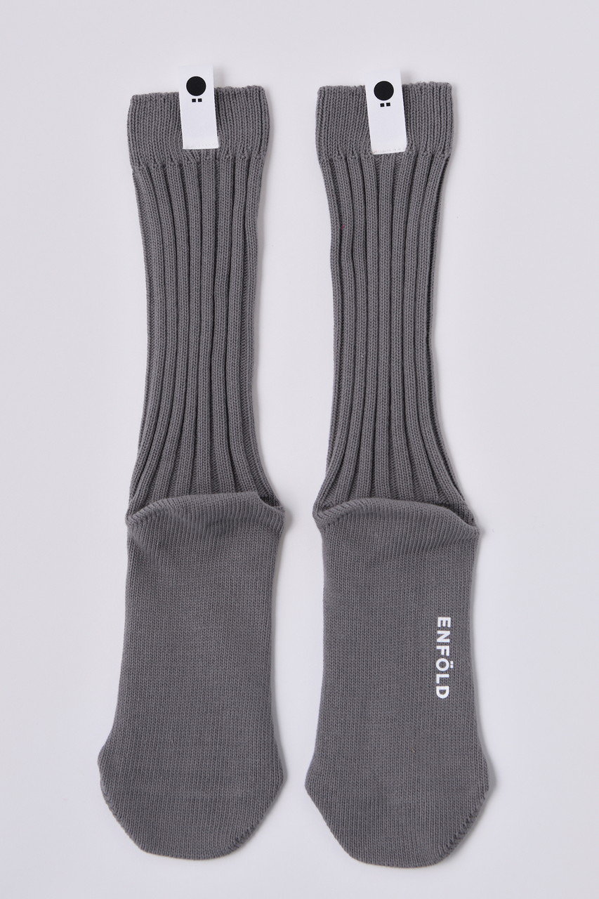 エンフォルド/ENFOLDの【1/15 12:00販売開始】Basic Socks/ソックス(トップグレー/300IS256-0971)