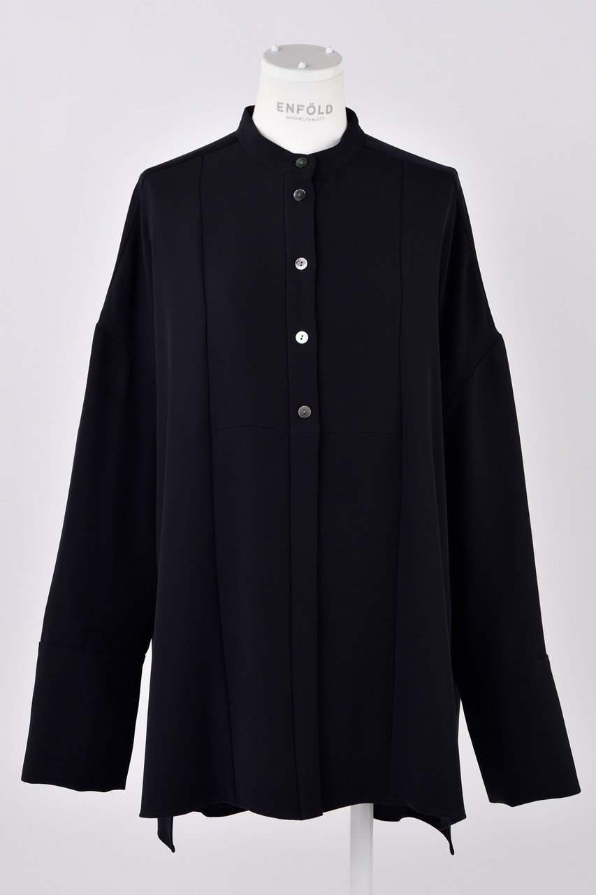 ENFOLDエンフォルド ORB PULLOVER シャツ ブラウス ホワイト