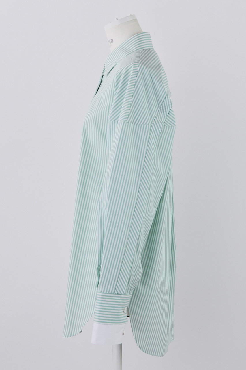 ENFOLD(エンフォルド)｜ポプリンストライプ レイヤードカフス SH