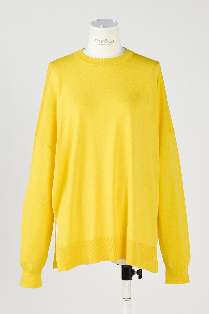 エンフォルド/ENFOLDのCircle P.O/プルオーバー(イエロー/300IS270-0791)