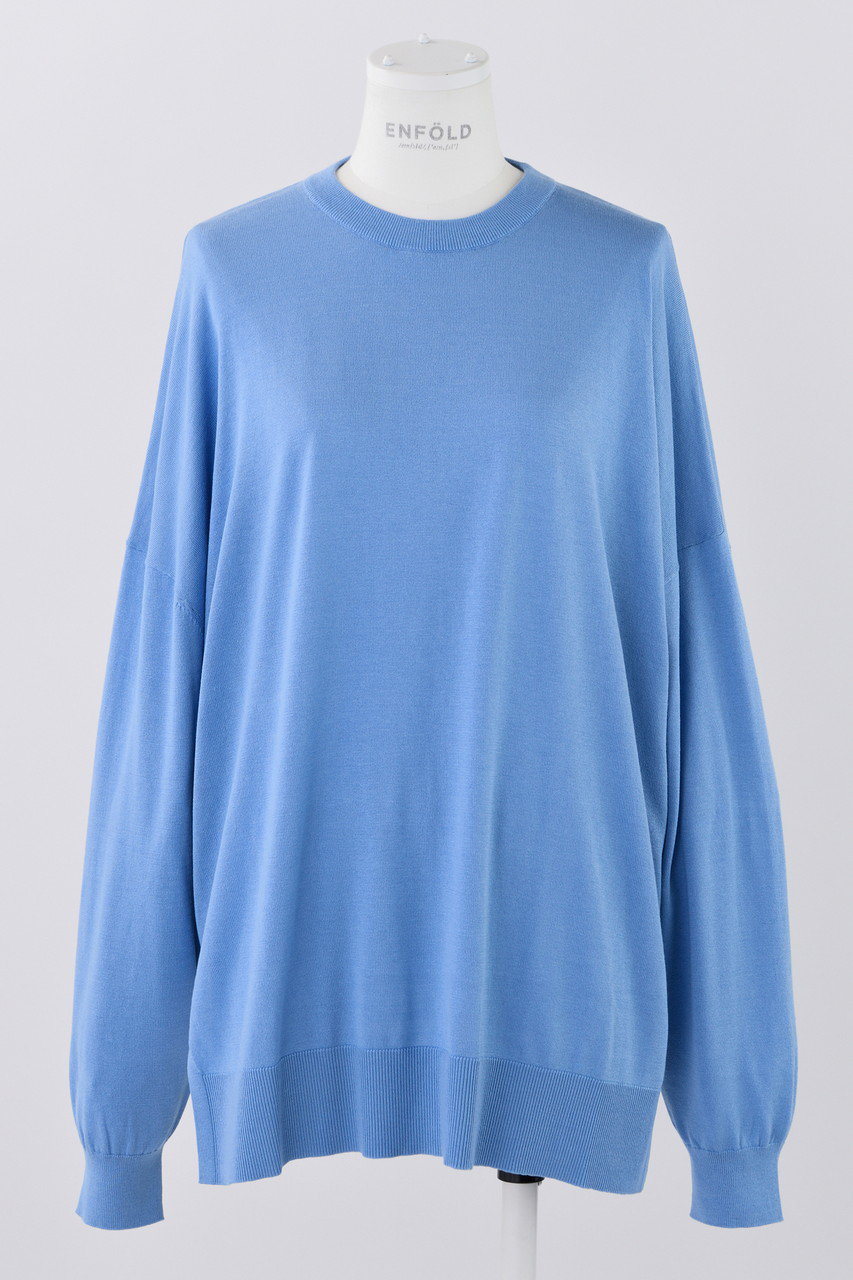 エンフォルド/ENFOLDのCircle P.O/プルオーバー(ライトブルー/300IS270-0791)