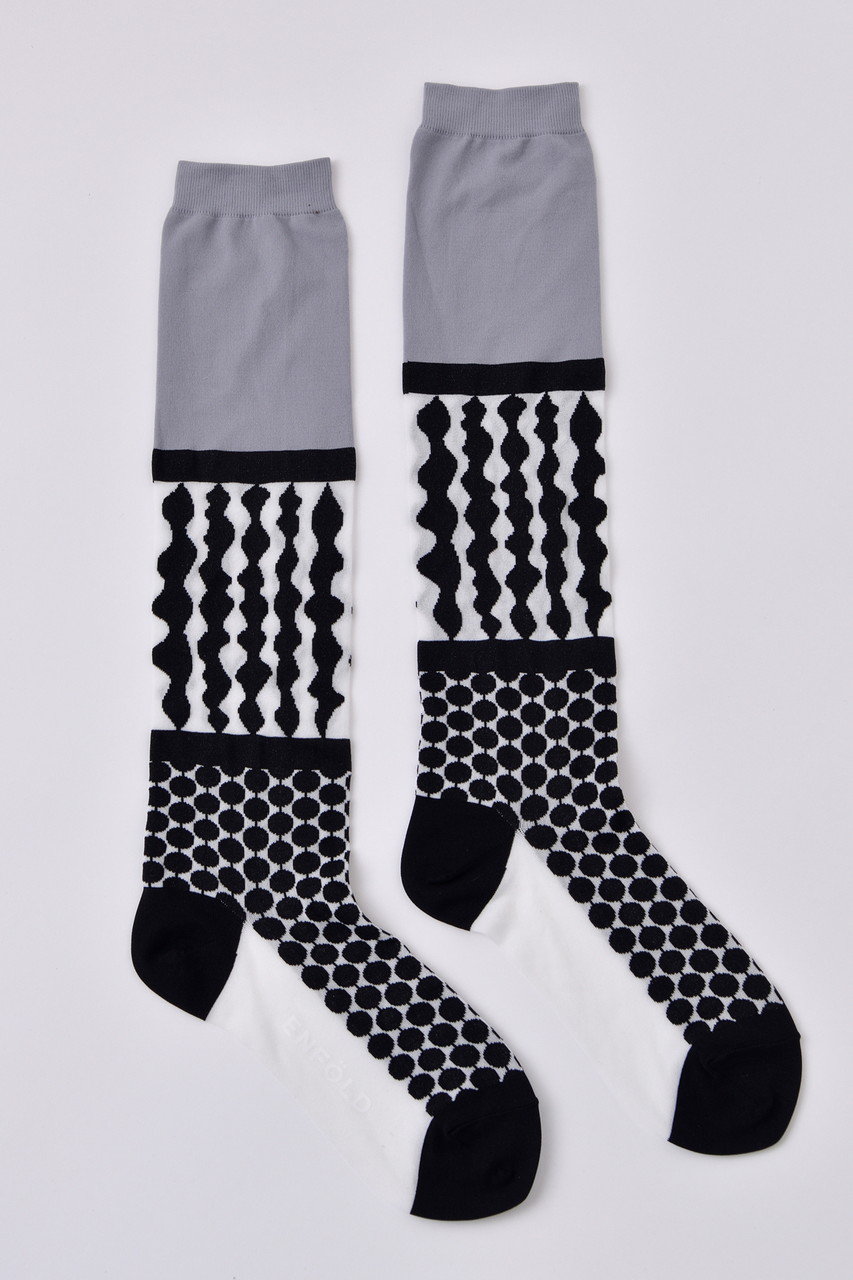 エンフォルド/ENFOLDのSea moss Socks/ソックス(ホワイト/300IS156-1911)