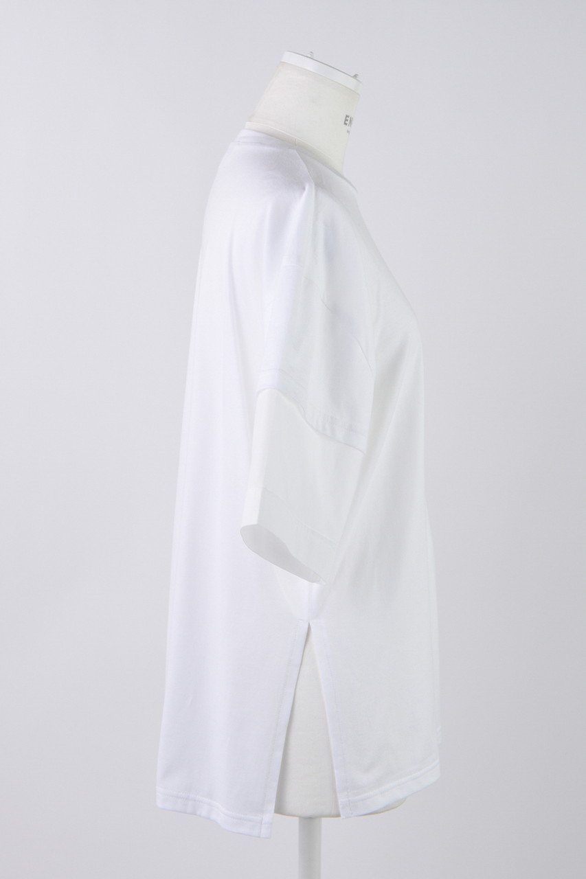 ENFOLD◆CUT AND SEWN/Tシャツ/38/コットン/ホワイト/300fa280-0100// Yahoo!オークション - ENFOLD Tシャツ/38/コットン/WHT/無地