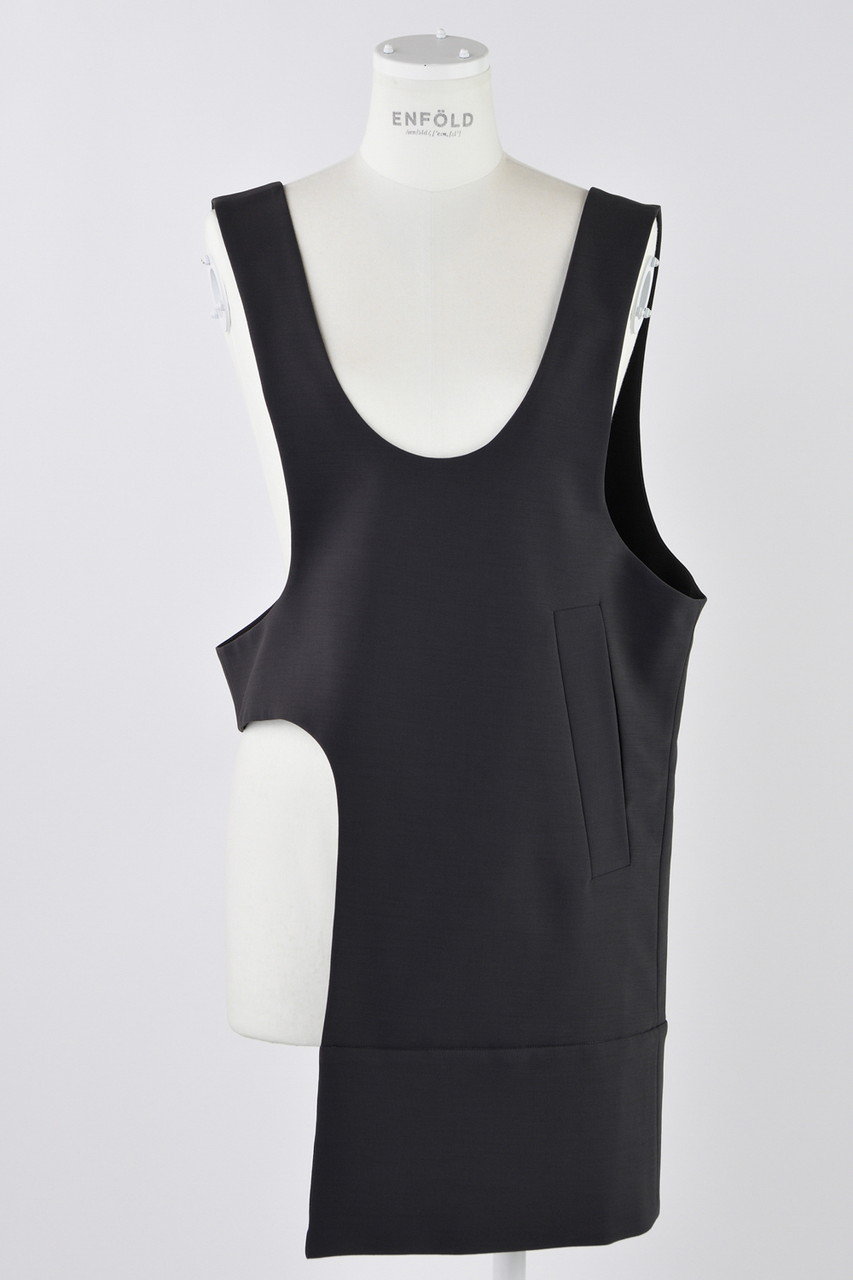 ENFOLD VEST PARTS/ベストパーツ (ダークグレー, 38) エンフォルド ELLE SHOP ENFOLD VEST PARTS/ベストパーツ (ダークグレー, 38) エンフォルド ELLE SHOP