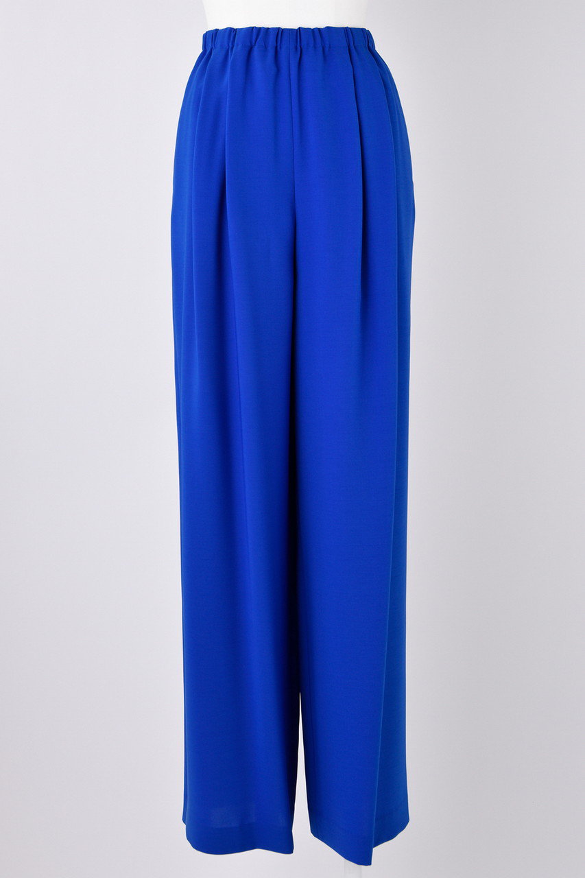 ENFOLD RELAX ELASTIC WIDE-TROUSERS/パンツ (ブルー, 36) エンフォルド ELLE SHOP ENFOLD RELAX ELASTIC WIDE-TROUSERS/パンツ (ブルー, 36) エンフォルド ELLE SHOP