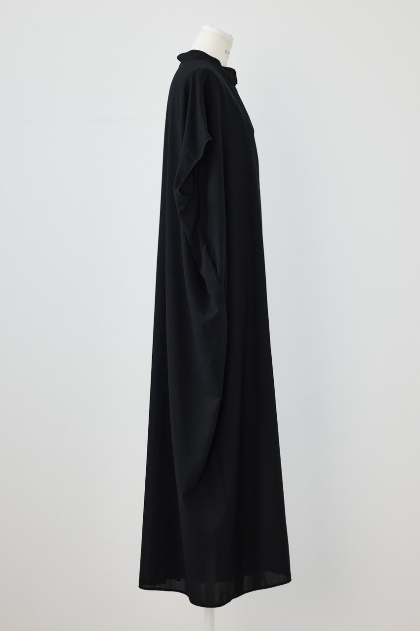 ENFOLD(エンフォルド)｜WIDE BOX DRESS/ドレス/ブラック の通販