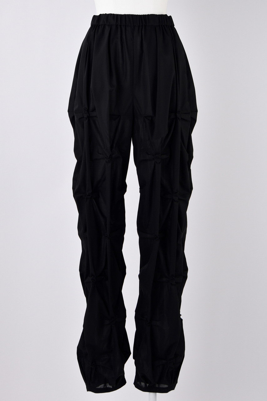 ENFOLD DIAMOND-TUCK PANTS/パンツ (ブラック, 38) エンフォルド ELLE SHOP ENFOLD DIAMOND-TUCK PANTS/パンツ (ブラック, 38) エンフォルド ELLE SHOP