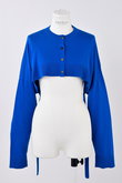 専用です！　エンフォルド　SHORTEST CARDIGAN ブルー　38 専用です！ エンフォルド SHORTEST CARDIGAN ブルー 38 25SS】ENFOLD