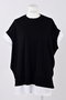 KNIT LAYERED PULLOVER/ニット エンフォルド/ENFOLD ブラック