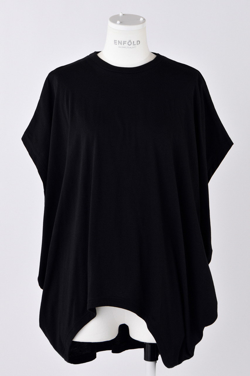 ENFOLD WING SNAPES T-SHIRT/Tシャツ (ブラック, 38) エンフォルド ELLE SHOP ENFOLD WING SNAPES T-SHIRT/Tシャツ (ブラック, 38) エンフォルド ELLE SHOP