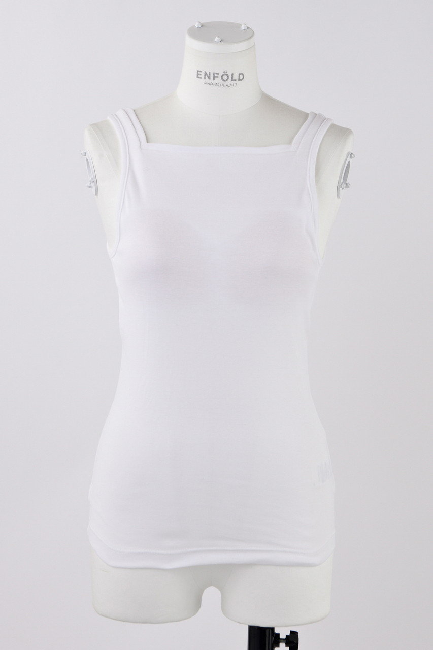 ENFOLD WING SNAPES T-SHIRT/タンクトップ (ホワイト, 38) エンフォルド ELLE SHOP ENFOLD WING SNAPES T-SHIRT/タンクトップ (ホワイト, 38) エンフォルド ELLE SHOP