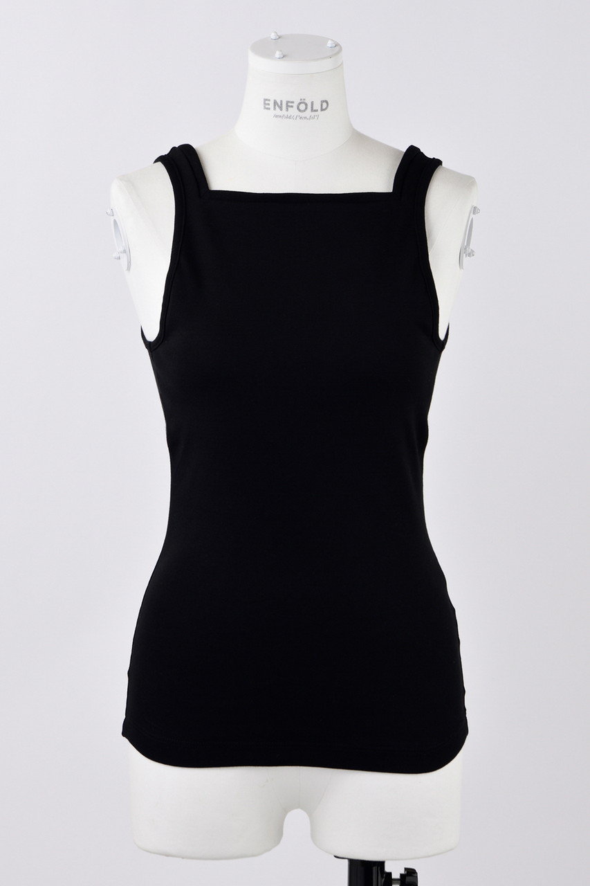 ENFOLD WING SNAPES T-SHIRT/タンクトップ (ブラック, 38) エンフォルド ELLE SHOP ENFOLD WING SNAPES T-SHIRT/タンクトップ (ブラック, 38) エンフォルド ELLE SHOP