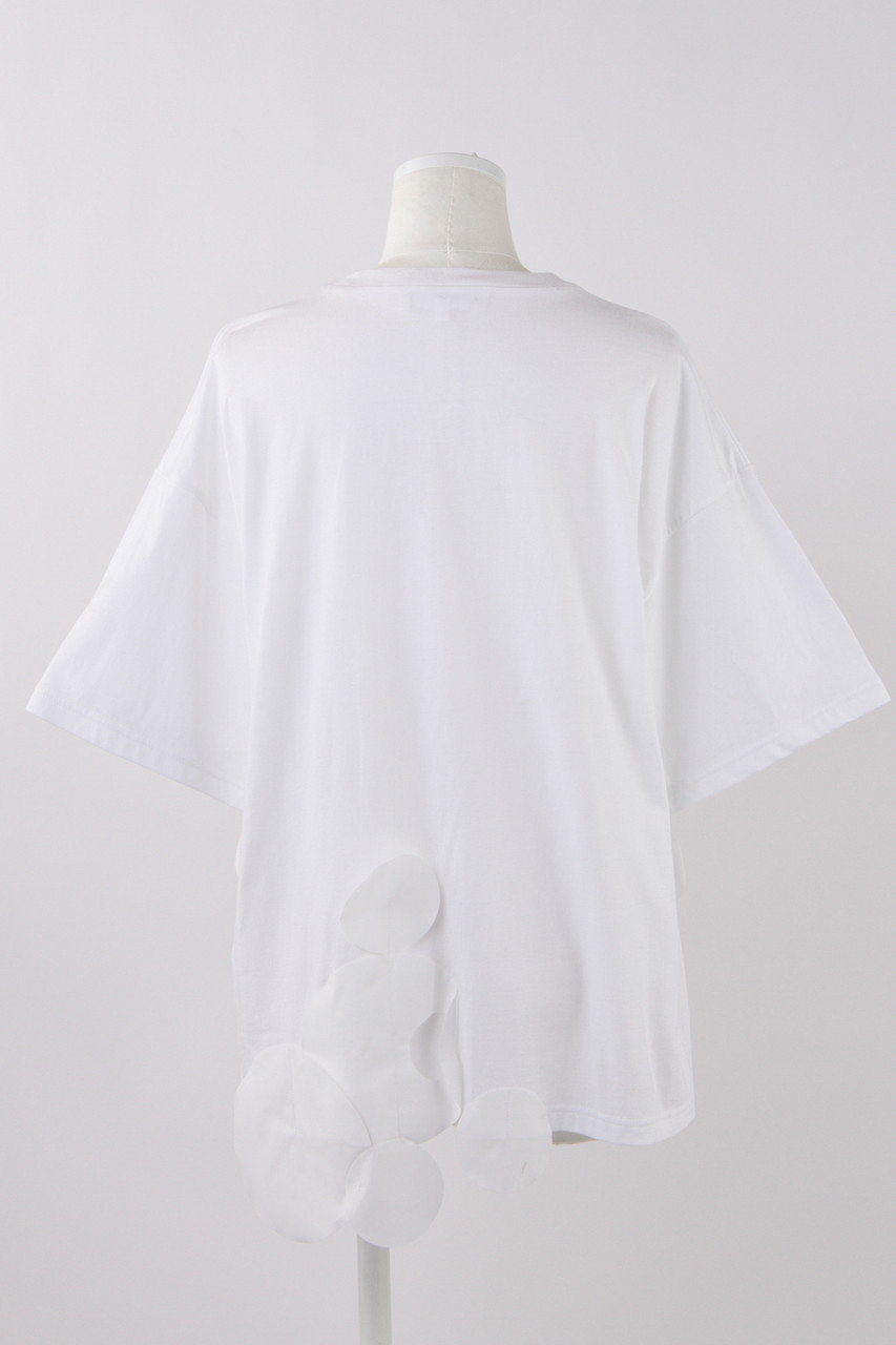 トップス ENFOLD CIRCLE-HEM T-SHIRT ENFOLD(エンフォルド)｜CIRCLE-HEM T-SHIRT/シャツ/ホワイト の通販
