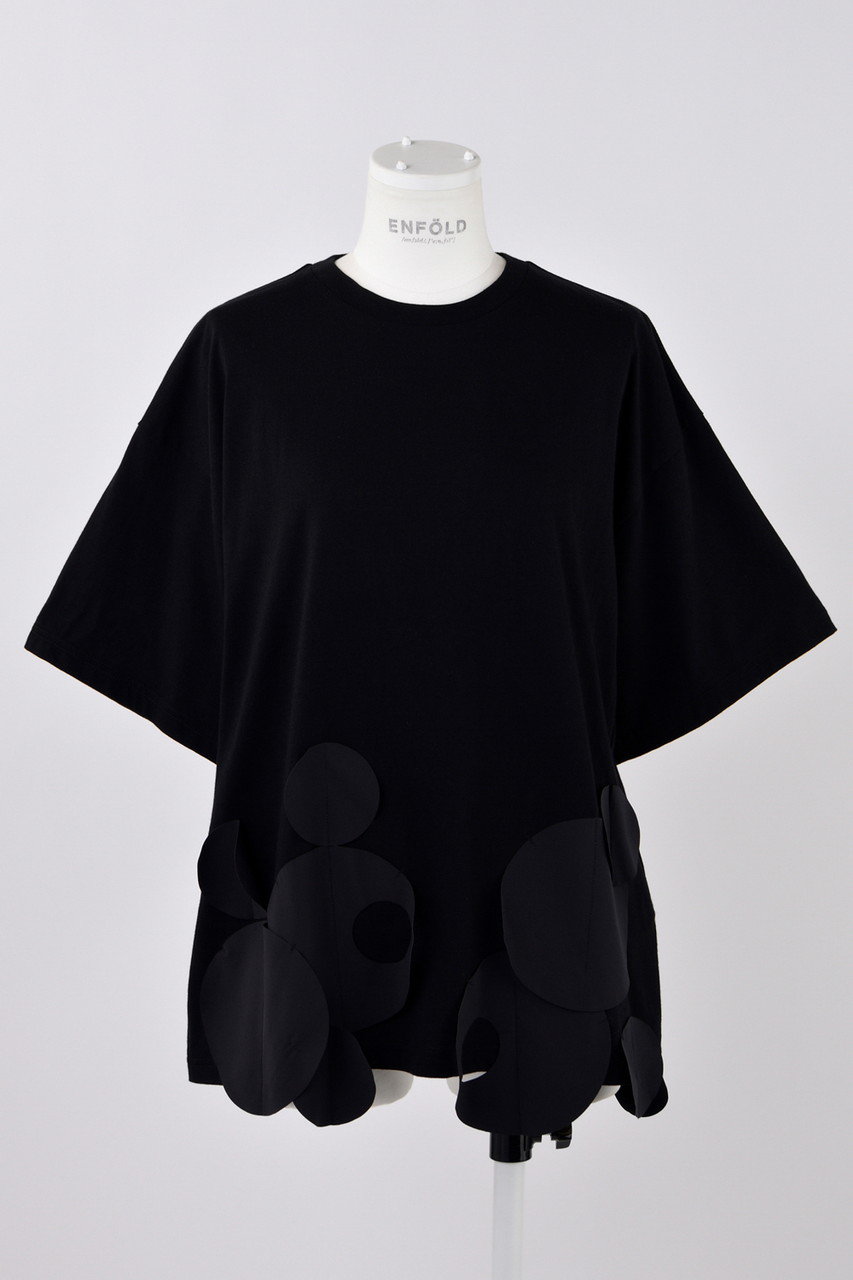 ENFOLD CIRCLE-HEM T-SHIRT/シャツ (ブラック, 38) エンフォルド ELLE SHOP ENFOLD CIRCLE-HEM T-SHIRT/シャツ (ブラック, 38) エンフォルド ELLE SHOP