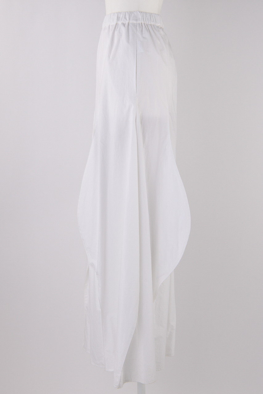 ENFOLD(エンフォルド)｜WAVE DRAPE SKIRT/スカート/ホワイト の
