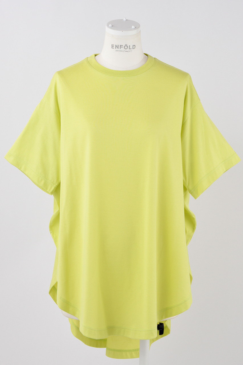 ENFOLD CIRCLE T-SHIRT/シャツ (L.ライム, 38) エンフォルド ELLE SHOP ENFOLD CIRCLE T-SHIRT/シャツ (L.ライム, 38) エンフォルド ELLE SHOP