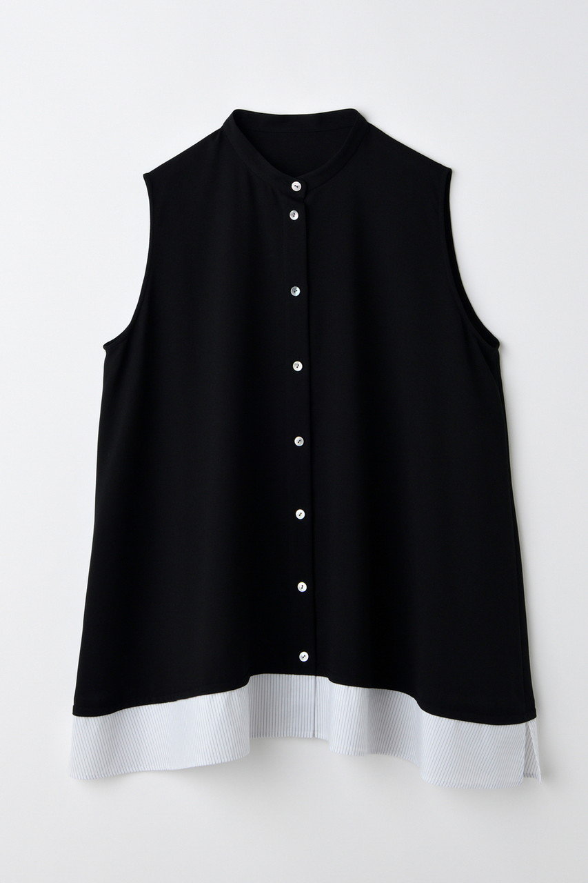 ENFOLD LAYERED A-LINE TANK-TOPS/タンクトップ (ブラック, 38) エンフォルド ELLE SHOP ENFOLD LAYERED A-LINE TANK-TOPS/タンクトップ (ブラック, 38) エンフォルド ELLE SHOP