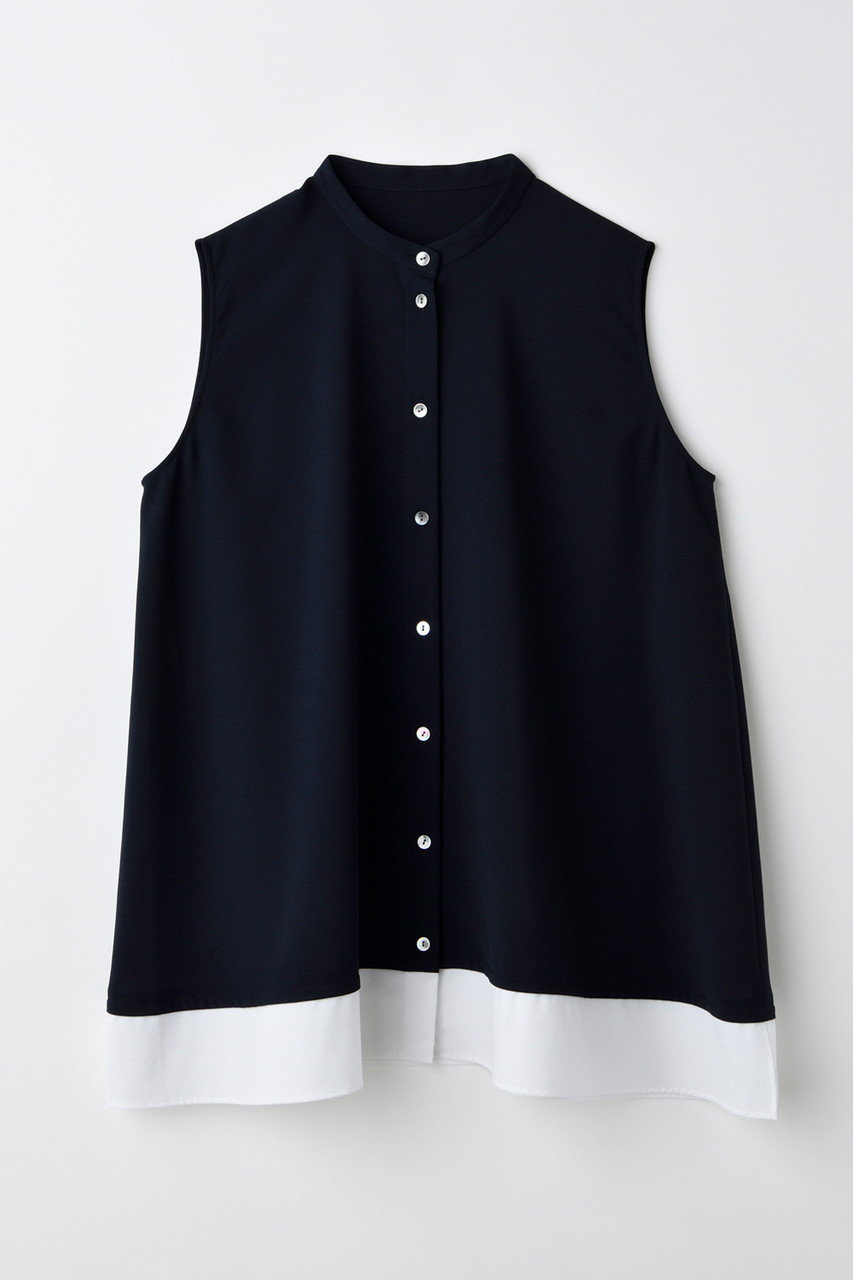 ENFOLD LAYERED A-LINE TANK-TOPS/タンクトップ (ダークネイビー, 38) エンフォルド ELLE SHOP ENFOLD LAYERED A-LINE TANK-TOPS/タンクトップ (ダークネイビー, 38) エンフォルド ELLE SHOP