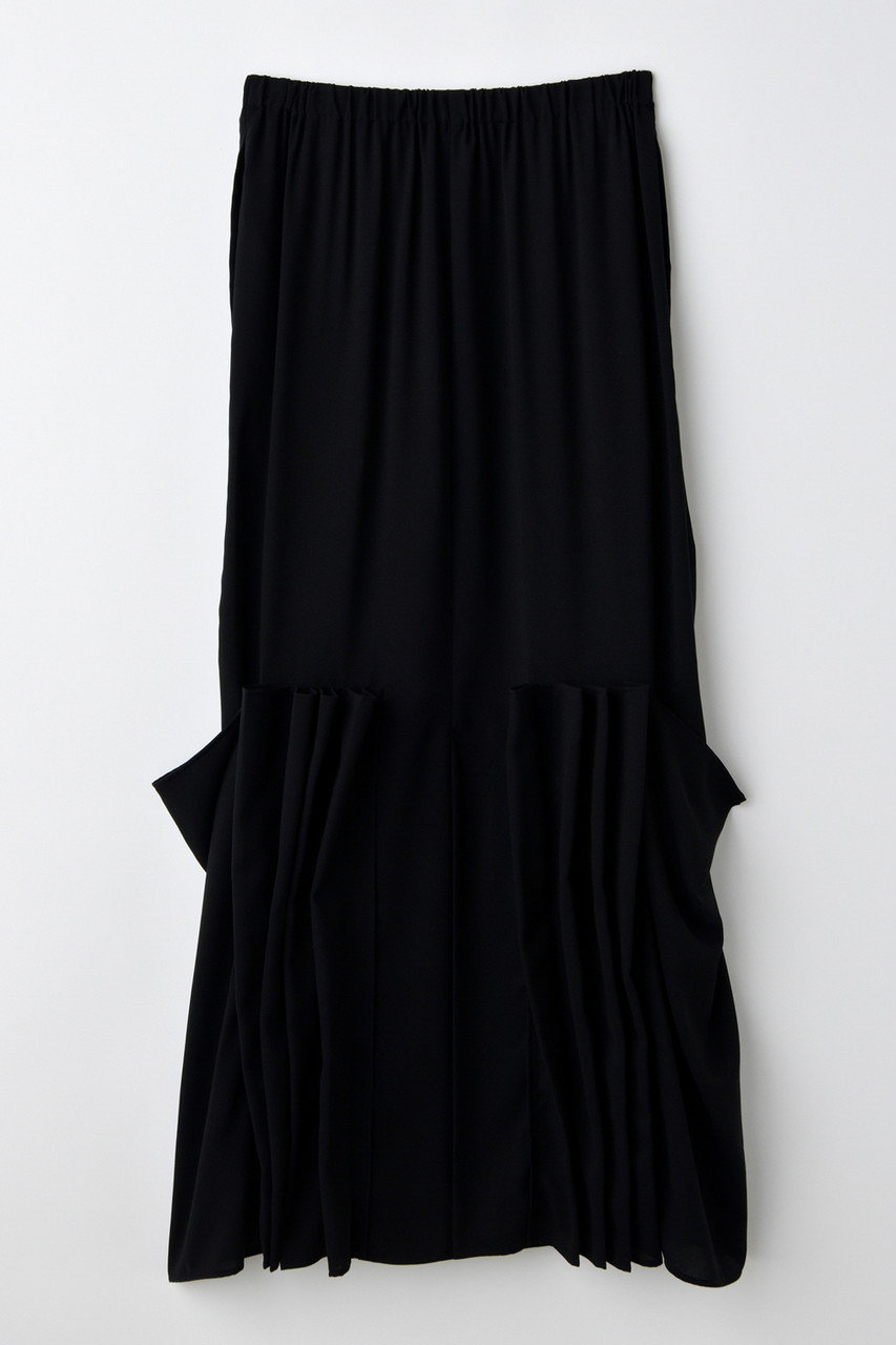 ENFOLD(エンフォルド)｜CONNECT-TACK SKIRT/スカート/ブラック の通販