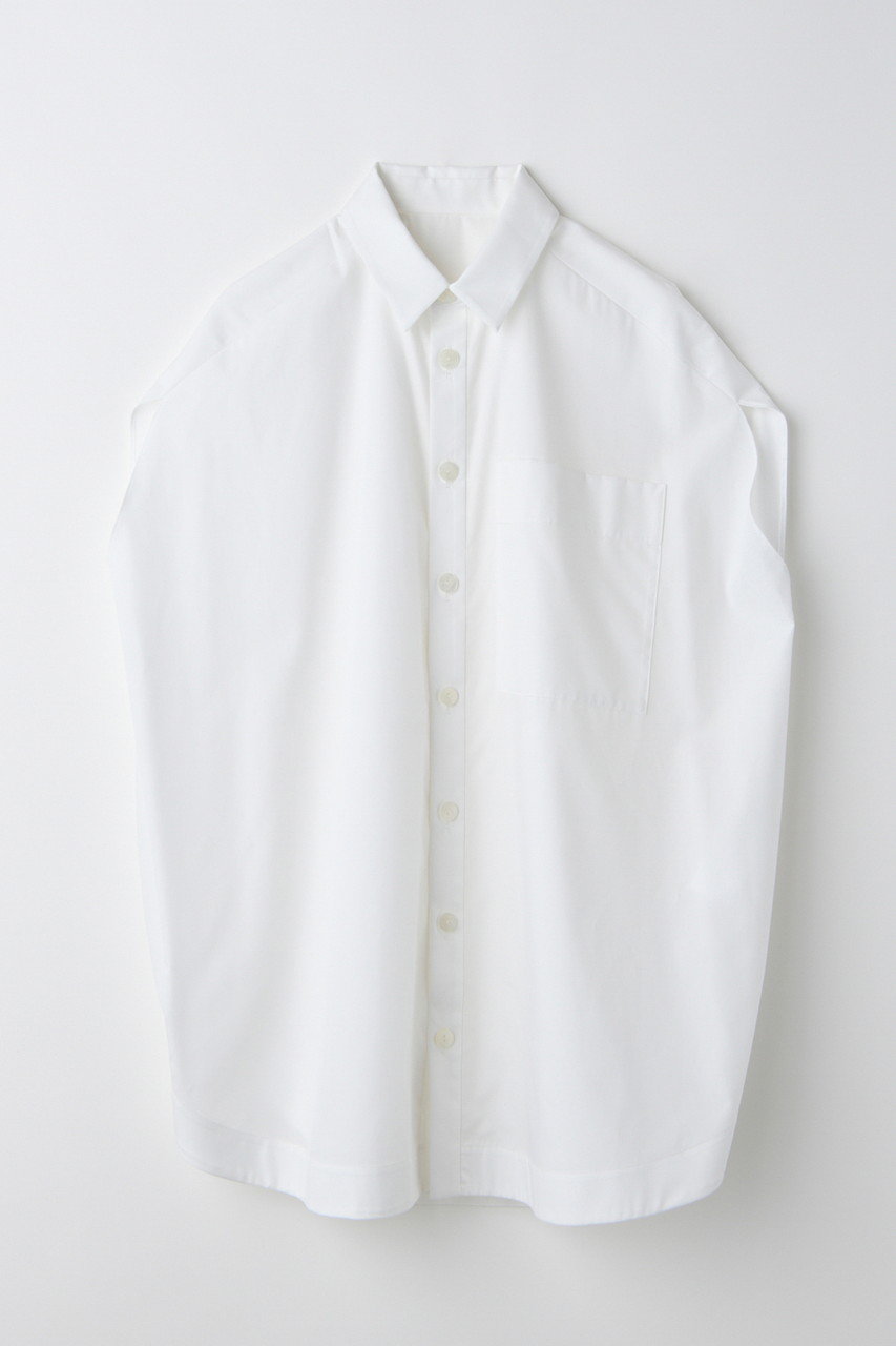 ENFOLD(エンフォルド)｜CIRCLE SLEEVELESS-SHIRT/シャツ