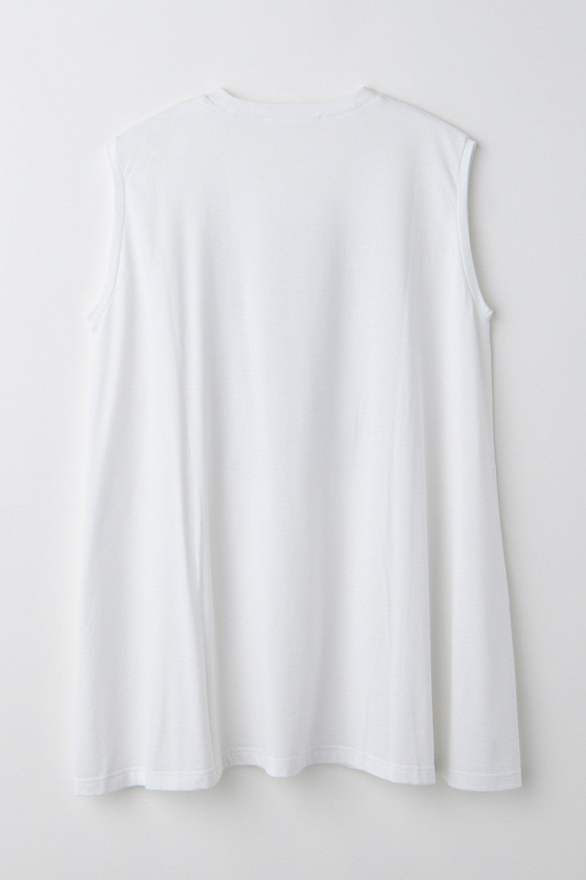エンフォルド DRAWING-PRINT TANK-TOP ホワイト ENFOLD(エンフォルド)｜DRAWING-PRINT TANK-TOP/タンクトップ