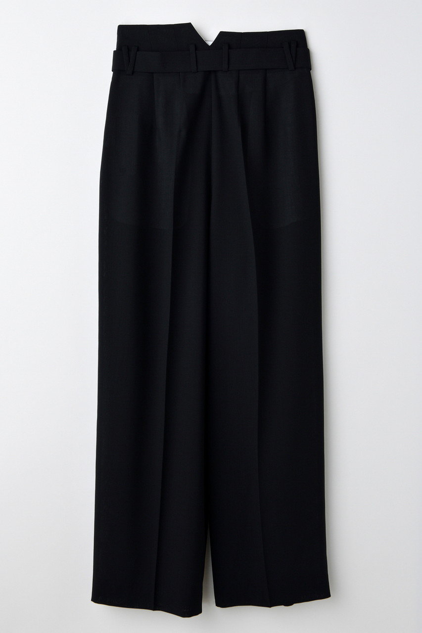 ENFOLD(エンフォルド)｜BELT WIDE-STRAIGHT TROUSERS/トラウザー