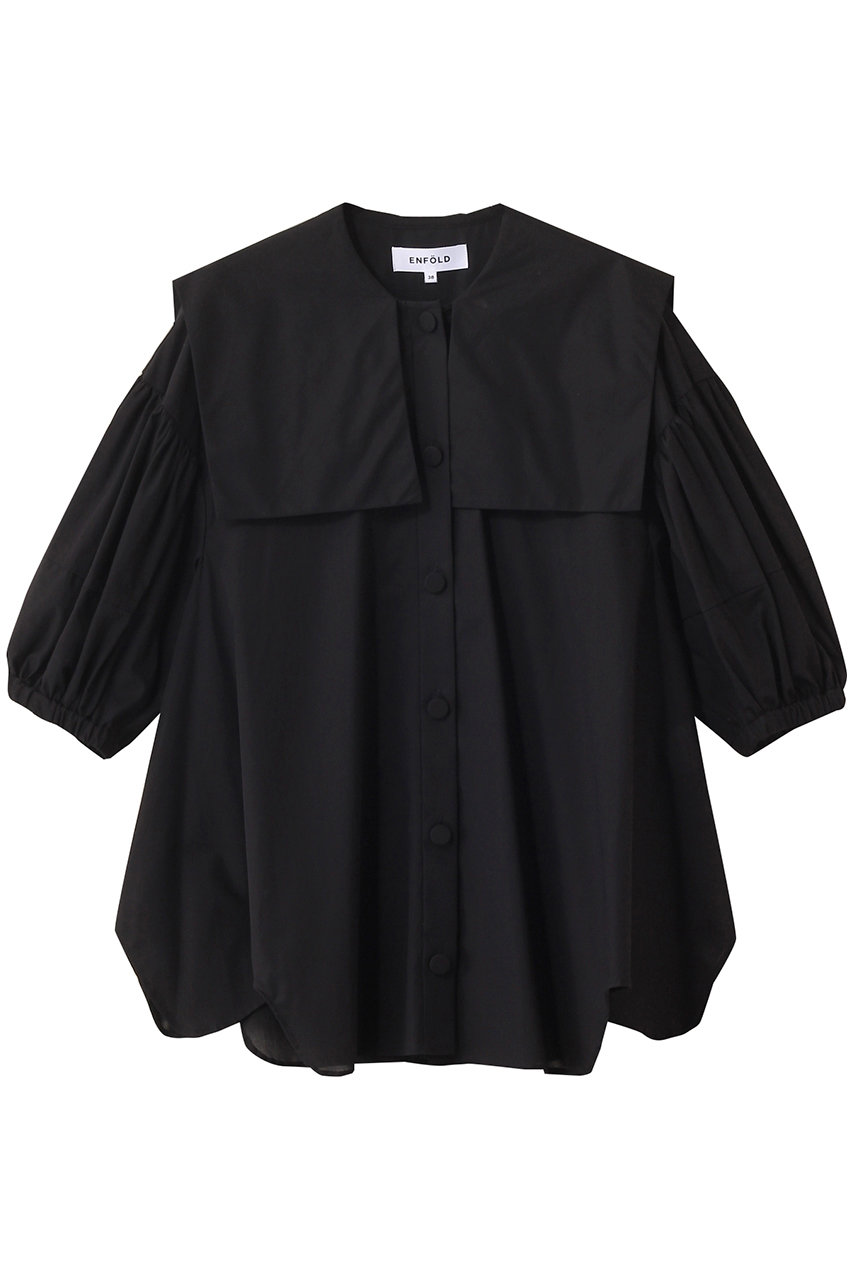 ENFOLD SAILOR-COLOR BLOUSE/ブラウス (ブラック, 38) エンフォルド ELLE SHOP ENFOLD SAILOR-COLOR BLOUSE/ブラウス (ブラック, 38) エンフォルド ELLE SHOP