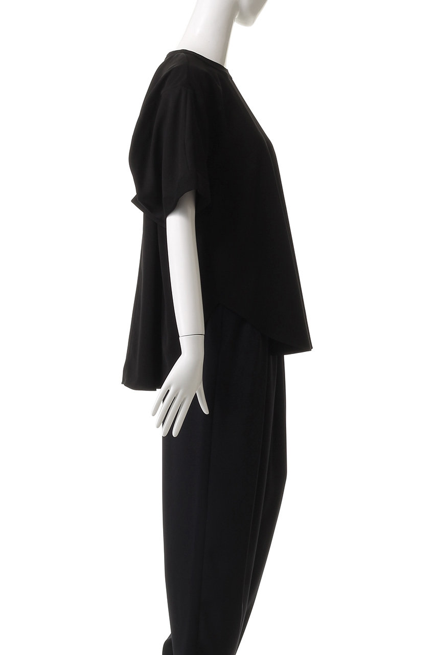 エンフォルド WING-SLEEVES PULLOVER ブラック ENFOLD(エンフォルド)｜WING-SLEEVES PULLOVER/プルオーバー