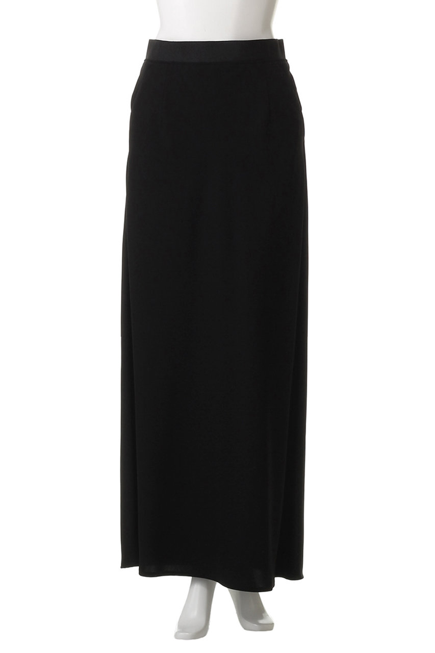 ENFOLD(エンフォルド)｜SEMI-FLARE SKIRT/スカート/ブラック の