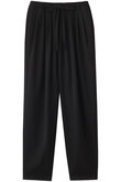 ENFOLD(エンフォルド)｜MANY-TUCK COCOON-PANTS/パンツ/ブラック の